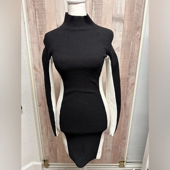 Urban outfitters ribbed color block knit dress - Picture 3 of 9